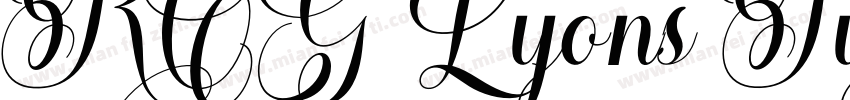 ROG Lyons Type字体转换